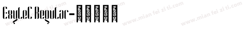 ExyleC Regular字体转换